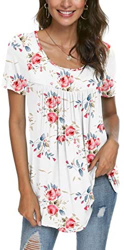 1629875468_CATHY-Womens-Summer-Short-Sleeve-Pleated-Blouse-Loose-Flowy-Tunic.jpg
