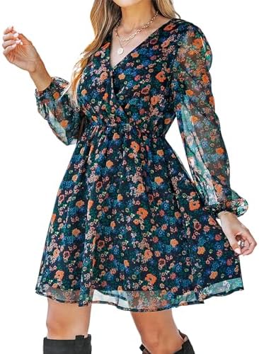 CUPSHE-Womens-Floral-Print-Chiffon-A-Line-Mini-Dress-Long-Peasant.jpg