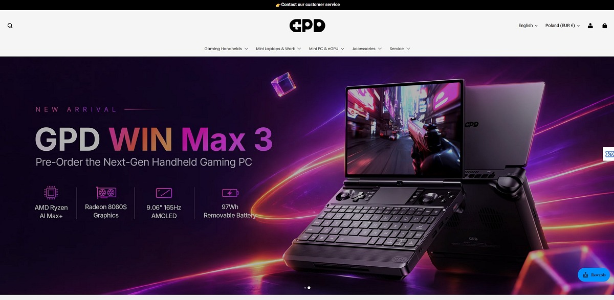 GPD-MiniPC handheld computers and mini PCs