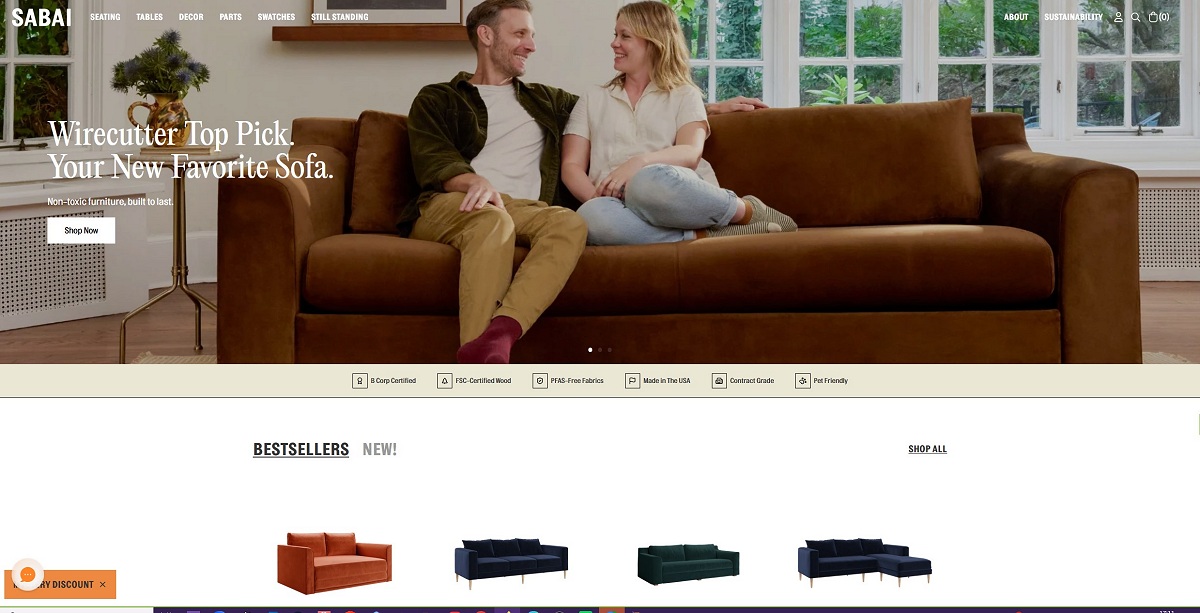 Sabai Design sustainable modern furniture