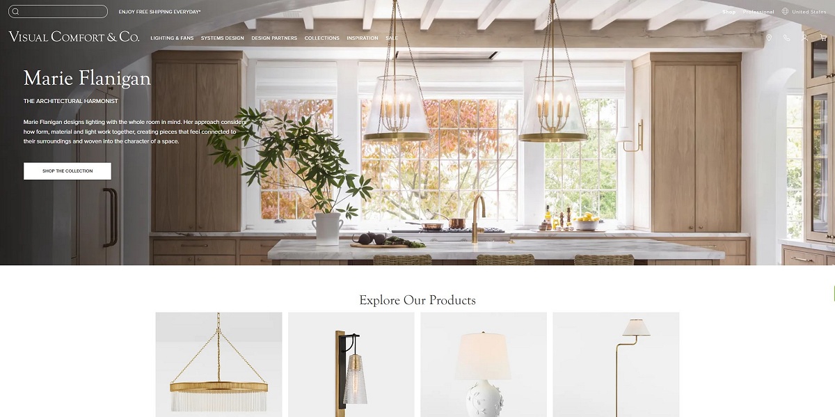 Visual Comfort designer lighting collection